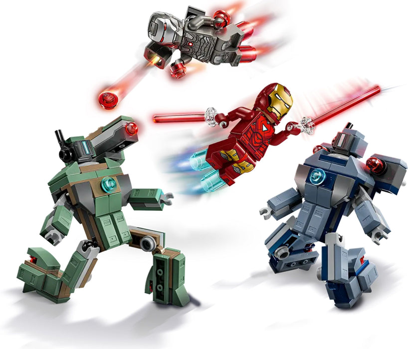 Construction set Lego 76320 Iron Man & War Machine VS Hammer Drones 204 Pieces
