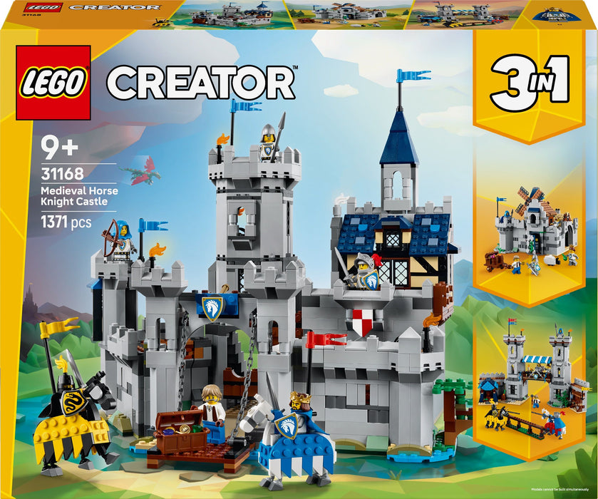 LEGO CREATOR 3 IN 1 31168 Medieval Horse Knight Castle