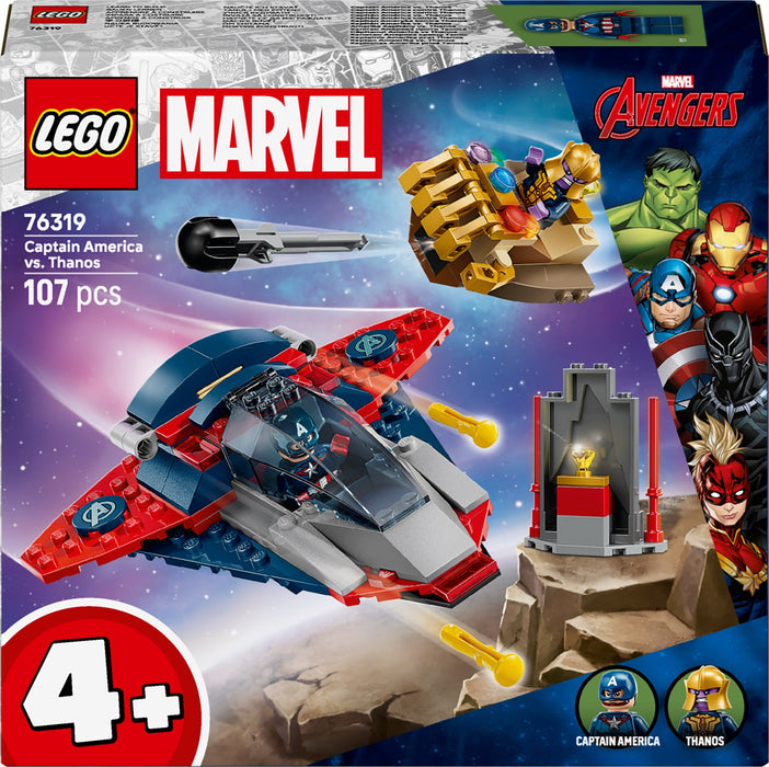 Construction set Lego 76319 Captain America VS Thanos 107 Pieces
