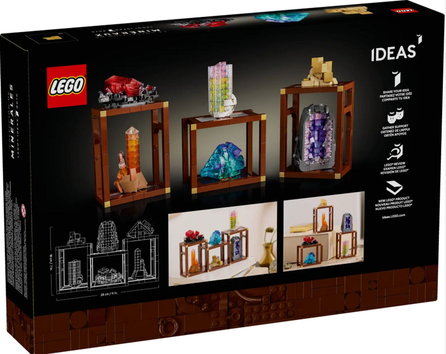 Building Blocks Game Lego Mineral 21362 880  Pieces