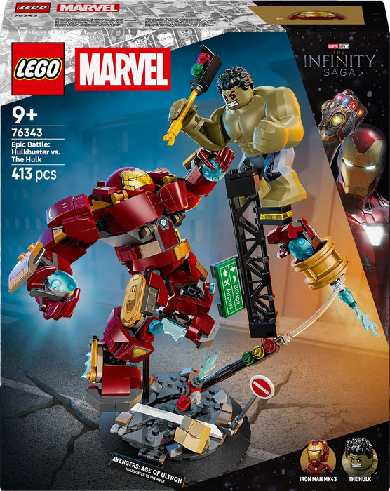LEGO MARVEL 76343 Epic Battle: Hulkbuster vs. The Hulk
