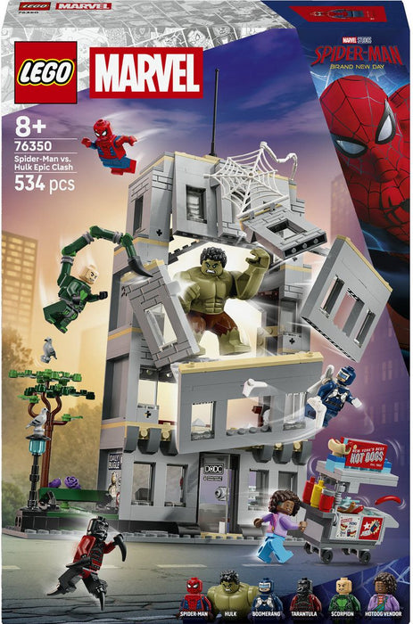 LEGO MARVEL 76350 Spider-Man VS Hulk Epic Clash