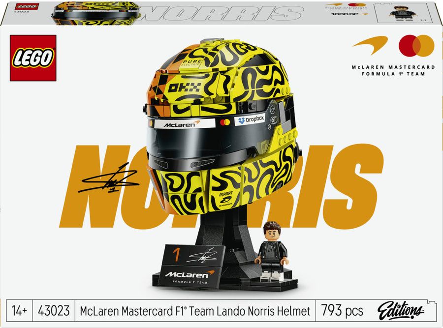 LEGO EDITIONS 43023 Mclaren Mastercard F1 Team Lando Norris Helmet