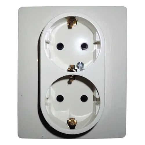 LEGRAND NILOE DOUBLE CREAM CONTACT - Ключове и контакти<<<Електроматериали<<<Praktiker&&&Ключове и