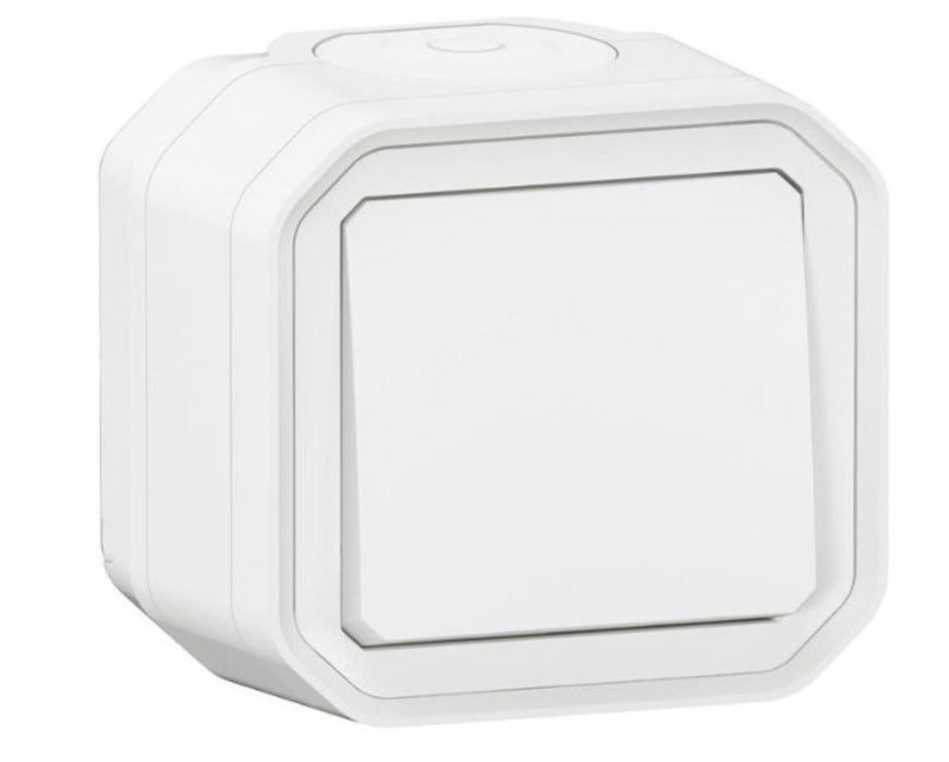 DIVIATOR SWITCH 10A IP55 WHITE PLEXO NEW