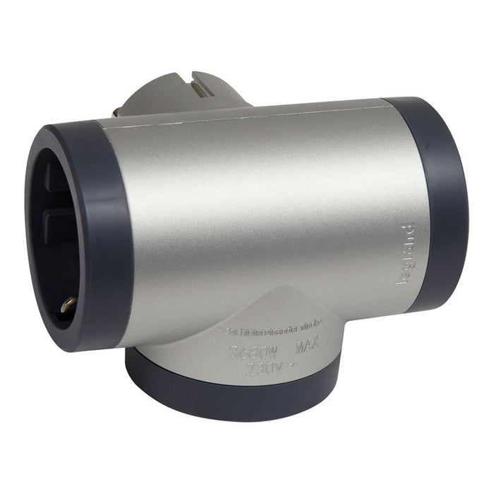 ADAPTER 3 SOCKETS T-SHAPED LEGRAND 694523