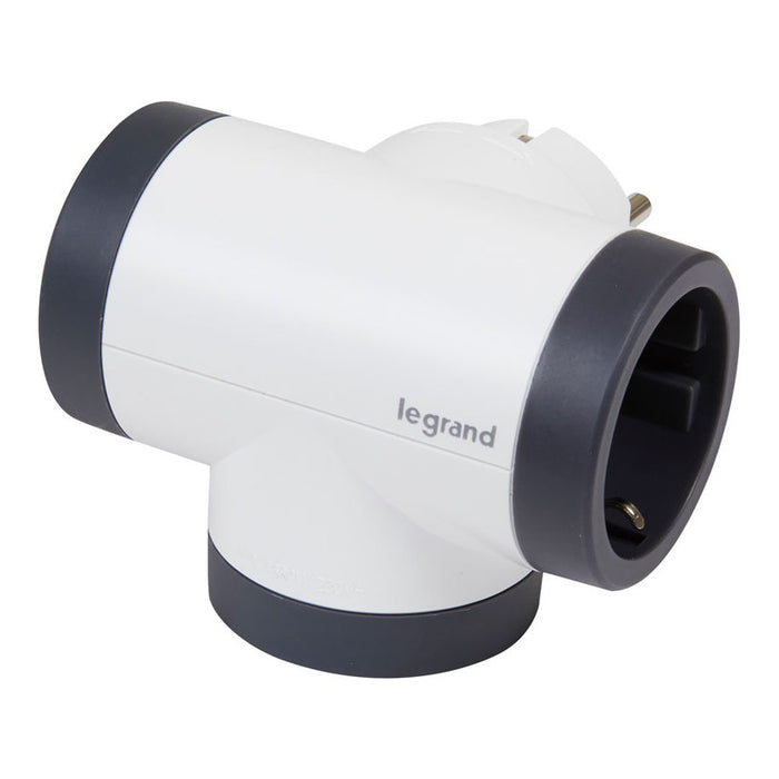 ADAPTER 3 SOCKETS T-SHAPED ROTARY LEGRAND 694521