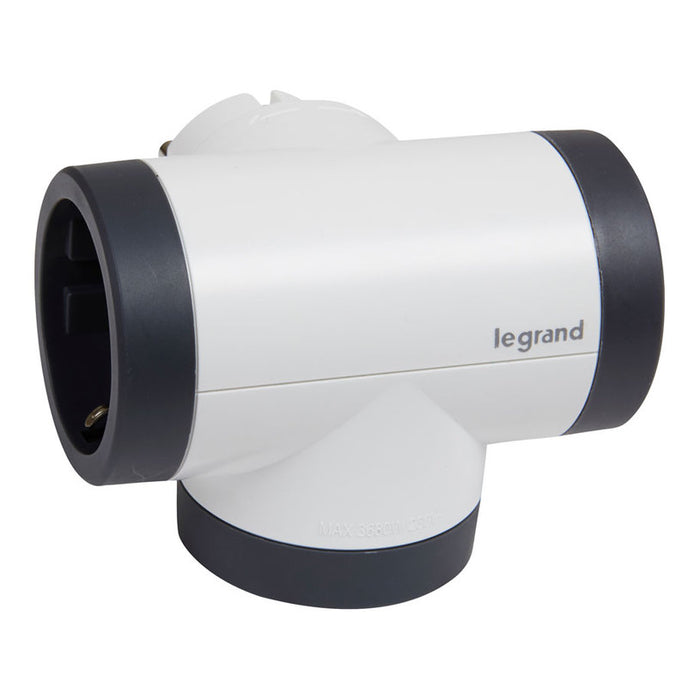 ADAPTER 3 SOCKETS T-SHAPED ROTARY LEGRAND 694521