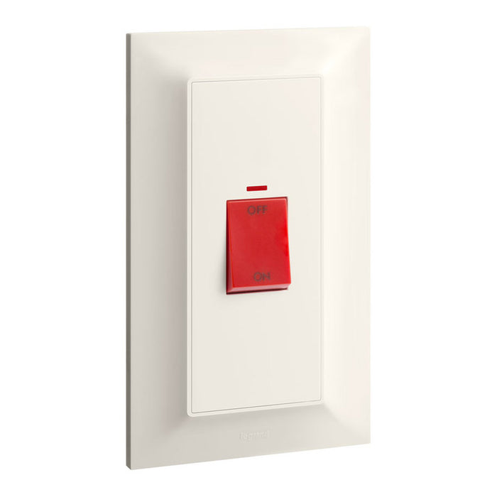 BOILER SWITCH 45A LARGE CREAM LEGRAND BELANKO