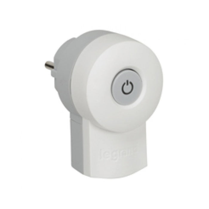 PLUG WITH SWITCH 2P+T 16A LEGRAND - WHITE
