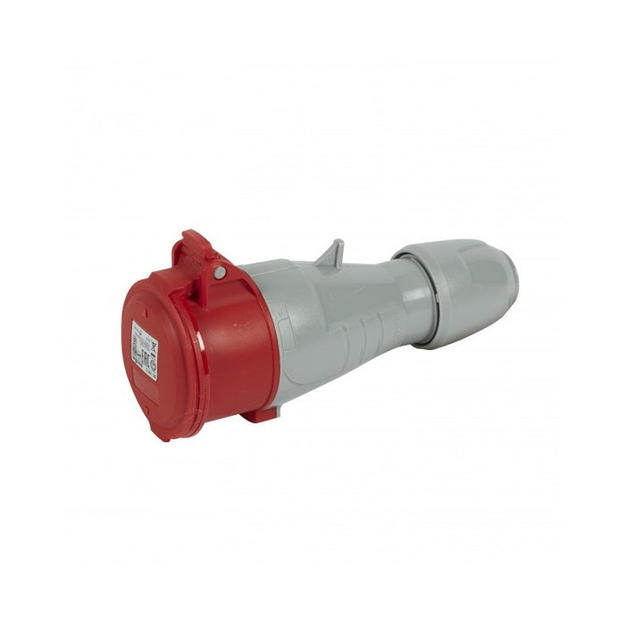 COUPLING IP44 3P+N+E, 16A 380/415V LEGRAND - GRAY/RED