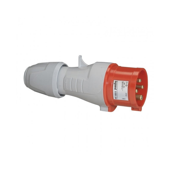 PLUG IP44 3P+E, 16A 380/415V LEGRAND - GRAY/RED