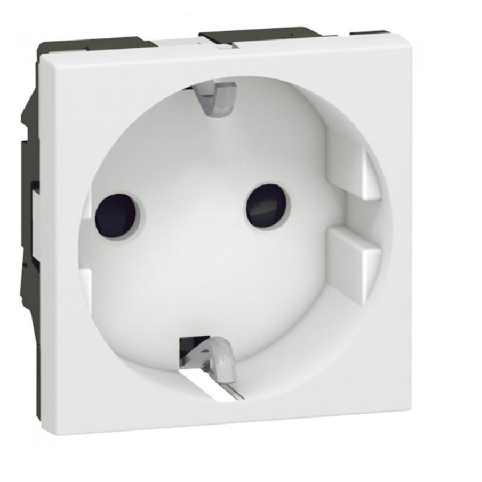 CONTACT SCHUKO WITH CHILD PROTECTION MOSAIC LEGRAND - WHITE