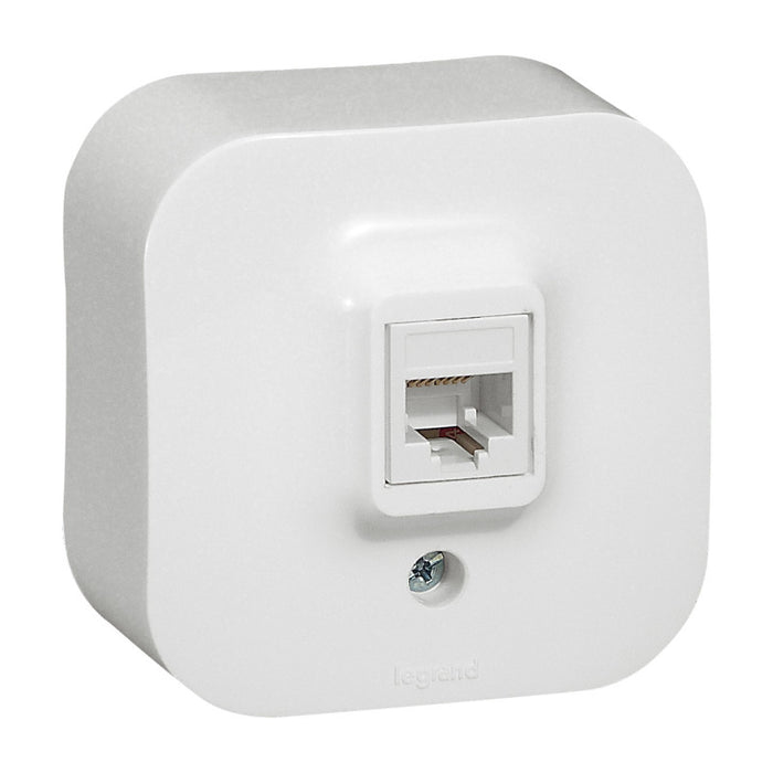 SOCKET RJ45 UTP CATEGORY 5E FOR OPEN MOUNTING FORIX LEGRAND - WHITE