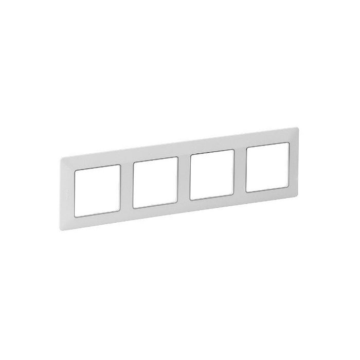 VALENA LIFE LEGRAND QUAD FRAME - WHITE-CHROME