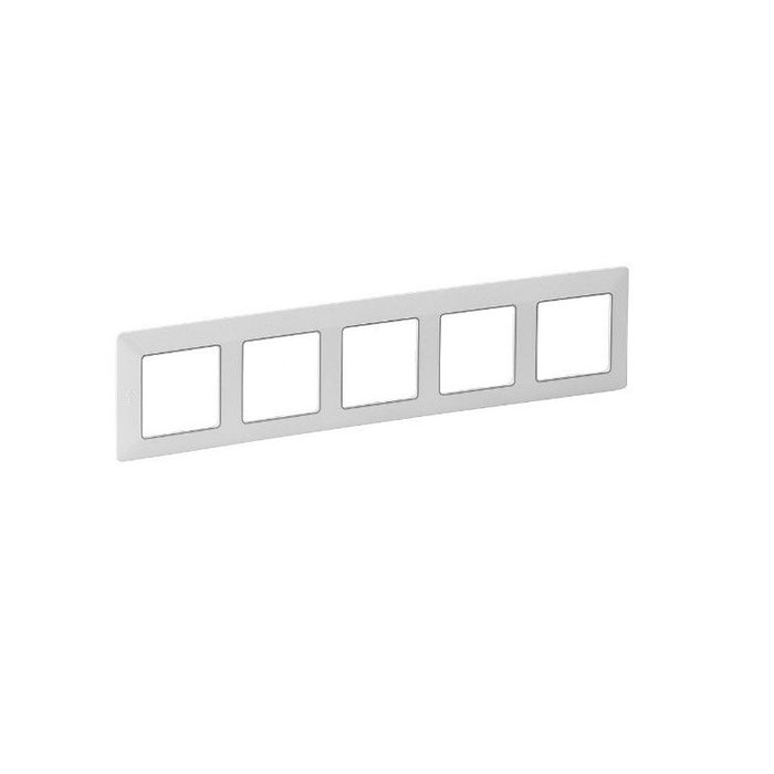 FIVE FRAME VALENA LIFE LEGRAND - WHITE-CHROME