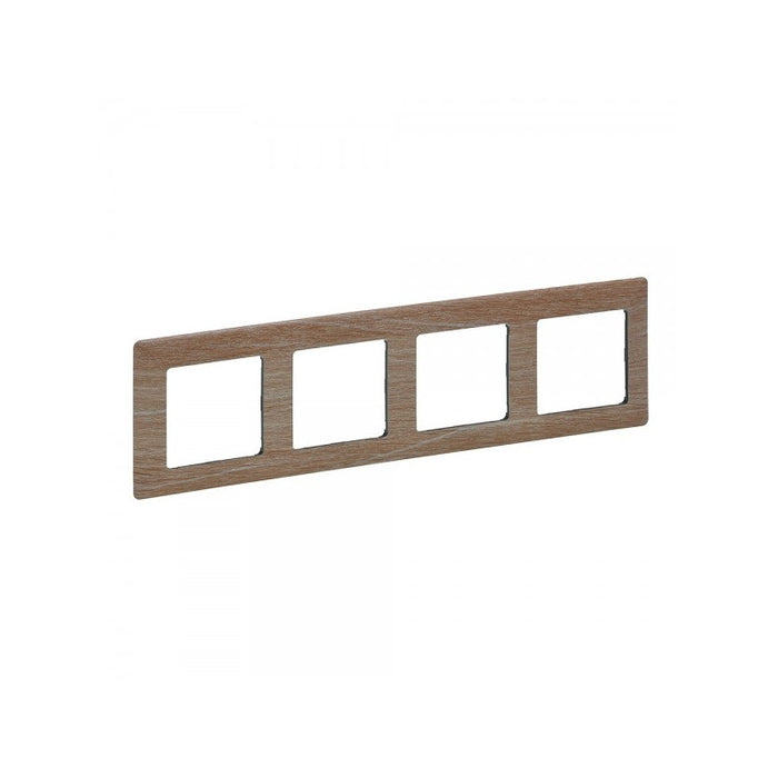 VALENA LIFE LEGRAND QUAD FRAME - LIGHT WOOD