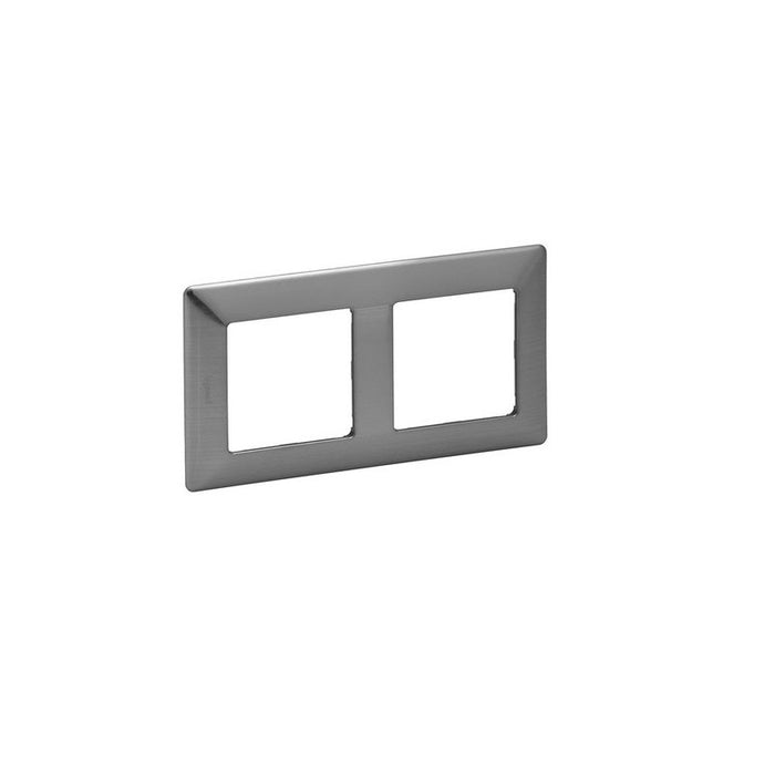 DOUBLE FRAME VALENA LIFE LEGRAND - STAINLESS STEEL