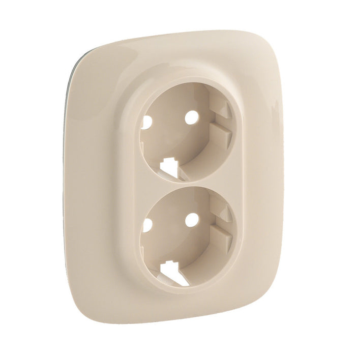 FACE PANEL FOR DOUBLE CONTACT SHUKO VALENA ALLURE LEGRAND - CREAM