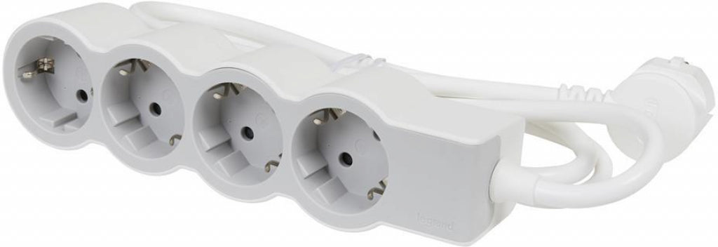 Splitter Legrand 694569 4x2P+E with cable 5m Standart white