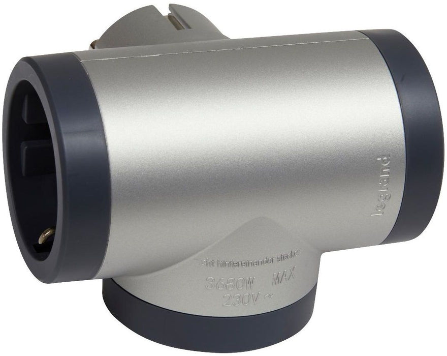 ADAPTER 3 SOCKETS T-SHAPED LEGRAND 694523