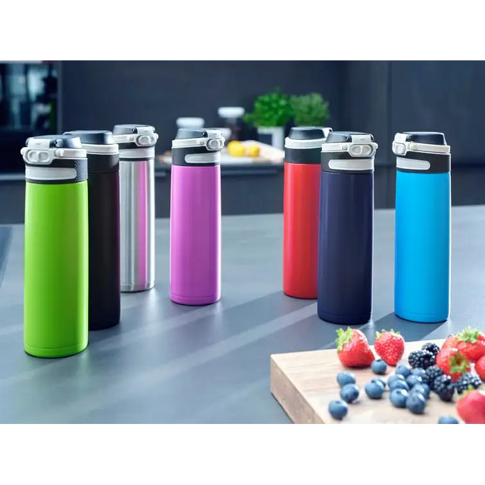 Leifheit 03275 travel mug 600 ml Black Blue Stainless steel - Flasks & thermal mugsAGD-TKT<<<Home Appliance