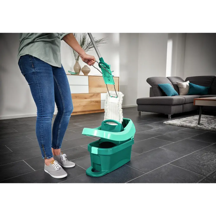 Leifheit Profi XL cotton plus mop Cotton/Fiber Grey Turquoise White - MopsSPD-MOP<<<Cleaning and home careSPD<<<ActionPL