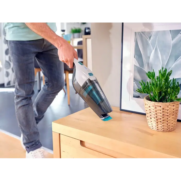 Leifheit Rotaro PowerVac 2in1 2-in-1 stick vacuum Battery Dry EPA Bagless Black Blue White - Vacuum
