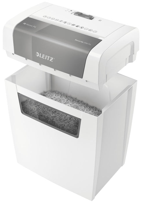 Leitz IQ Home Shredder, P4, 6 sheets, 15 l garbage can