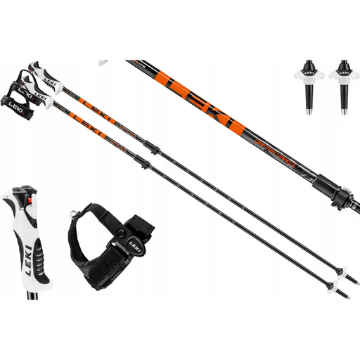 LEKI Kije Drifter Vario S 90-120 black-dark - Poles for Nordic Walking and trekkingSIA-KNT<<<Sport