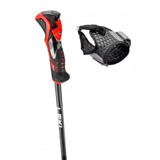 LEKI POLES 3D AIRFOIL black/red 125 - Poles for Nordic Walking and trekkingSIA-KNT<<<Sport accessoriesSIA<<<ActionPL