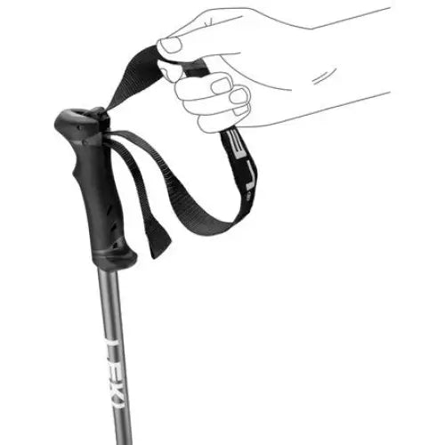 LEKI POLES QNTM black/red 120 - Poles for Nordic Walking and trekkingSIA-KNT<<<Sport accessoriesSIA<<<ActionPL&&&Poles