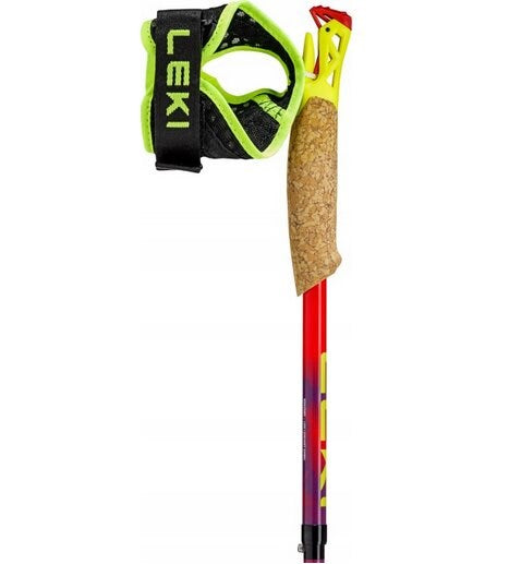 LEKI TRL Ultratrail FX One trekking poles, 120 cm, red