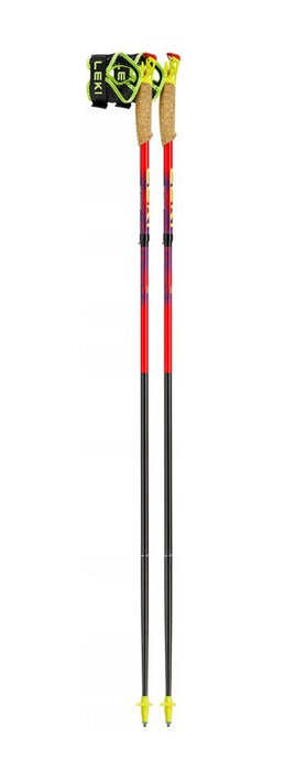 LEKI TRL Ultratrail FX One trekking poles, 120 cm, red