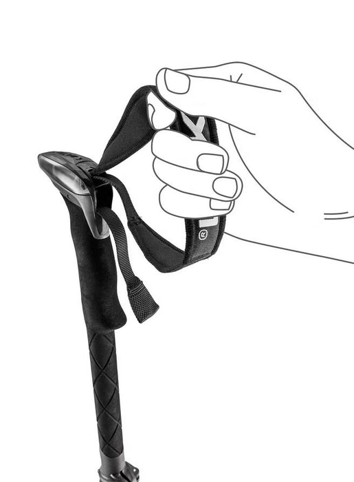 Trekking Poles LEKI SHERPA FX, 120–140 cm, black