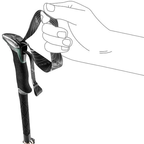 Trekking Poles LEKI TR MAKALU FX, 110–130 cm, green