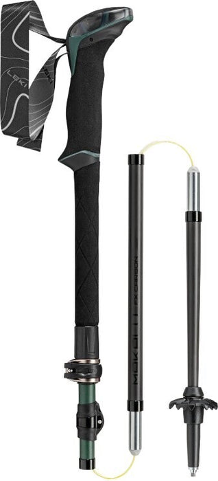 Trekking Poles LEKI TR MAKALU FX, 110–130 cm, green