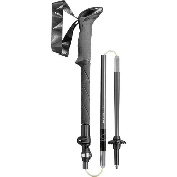 Trekking poles LEKI MAKALU FX TA, 110–130 cm, Black