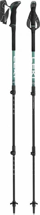 LEKI MAKALU LITE trekking poles, 100–135 cm, green/white