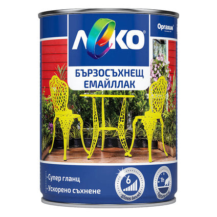 LEKO SUPER GLOSS ENAMEL - Алкидни и водоразтворими<<<Бои за метал и дърво<<<Бои и лакове<<<Praktiker&&&Алкидни