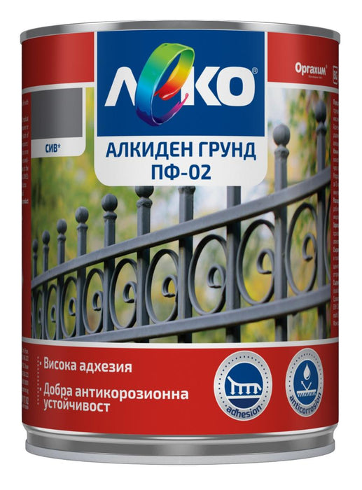 LIGHT PRIMER ALKYDEN PF 02 OX. RED 5 kg
