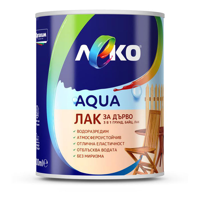 AQUA WOOD POLISH 3 IN 1 600 ML OAK LEKO