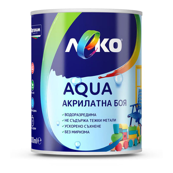 AQUA ACRYLIC PAINT SATIN 600 ML LAVENDER LEKO