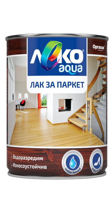 PARQUET LACQUER 2.5L COLORLESS. GLOSS LIGHT AQUA