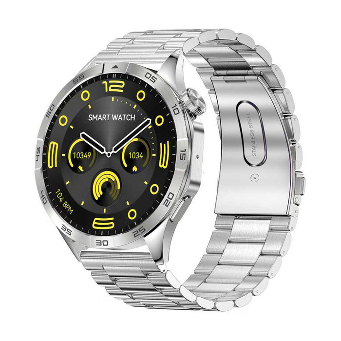 Smart watch LEMFO HK4 AMOLED SILVER 46 MM, HEART MONITOR, SPO2