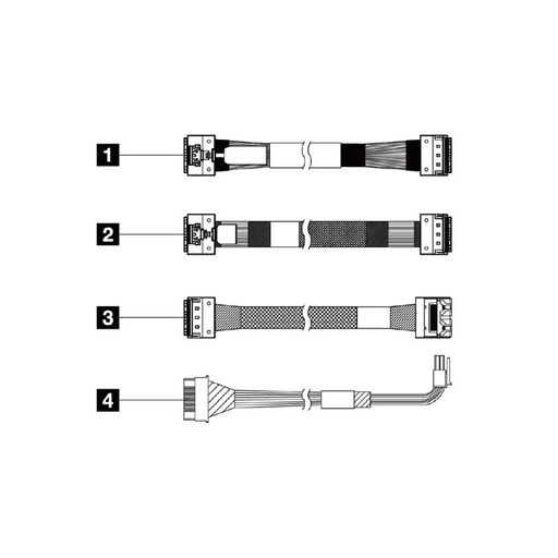 Lenovo ThinkSystem SR650 V3 2.5’’ Chassis Front BP3 SAS/SATA Cable Kit - ThinkSystem Accessories<<<LENOVO