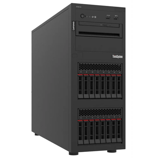 Lenovo ThinkSystem ST250 V2 server GB Tower Intel Xeon E E-2378 2.6 GHz 32 GB DDR4-SDRAM 750 W - Tower