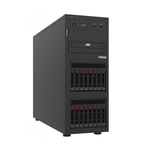 LENOVO ThinkSystem ST250 V2 Xeon E-2356G 6C 3.2GHz 12MB Cache 32GB UDIMM 8x2.5inch 5350-8i HS 750W Titanium XCC Ent