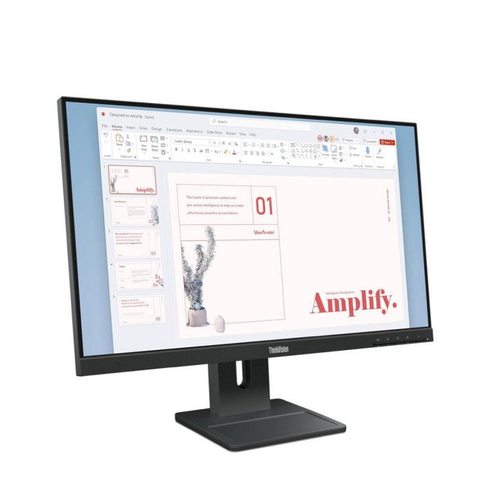Monitor Lenovo ThinkVision E24-40 23.8" IPS, WLED, 1920x1080, 16:9, 4ms, 100Hz, 250 cd/m2, 1300:1, H