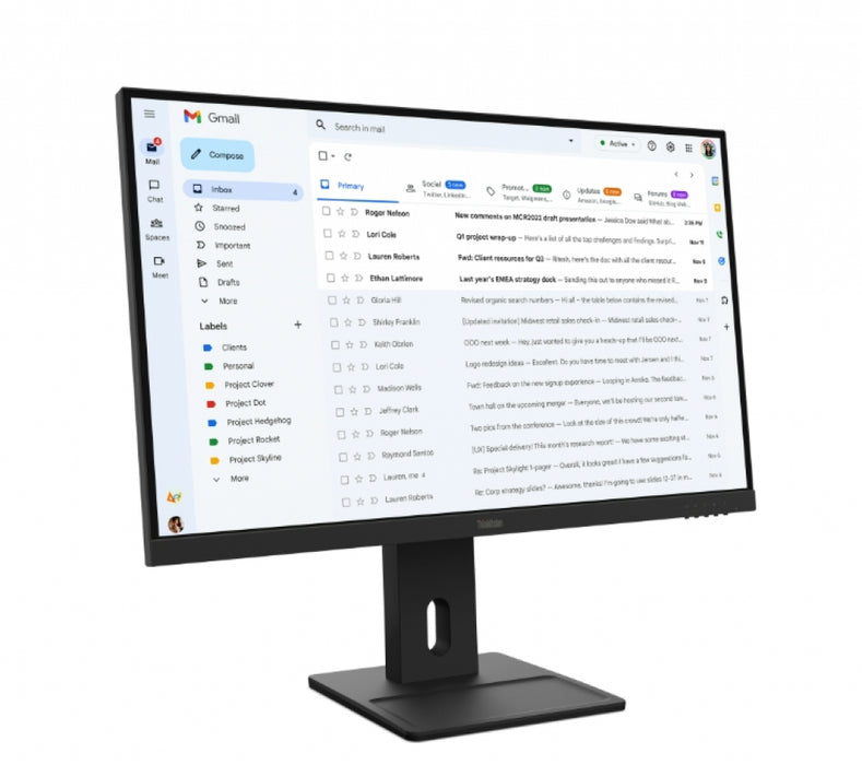 Monitor Lenovo ThinkVision E27-40 27" IPS, WLED, 1920x1080, 16:9, 100Hz, 300 cd/m2, 1500:1, Speakers